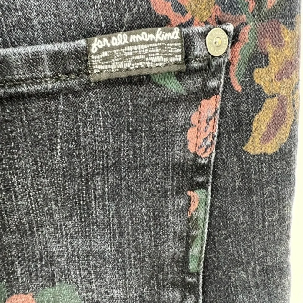 7 For All Mankind Roxanne Ankle Floral Skinny 30